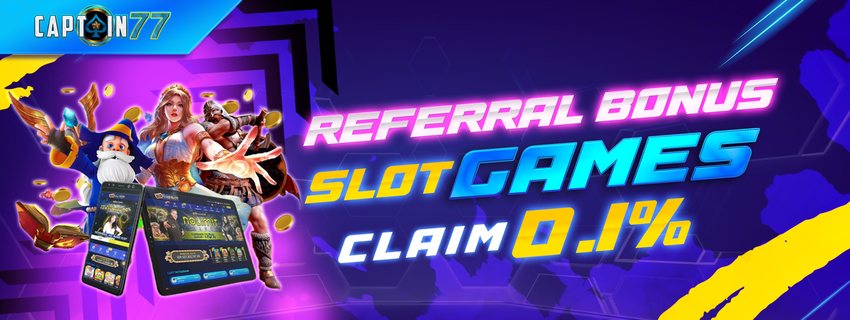 BONUS REFERRAL SLOT 0,1%